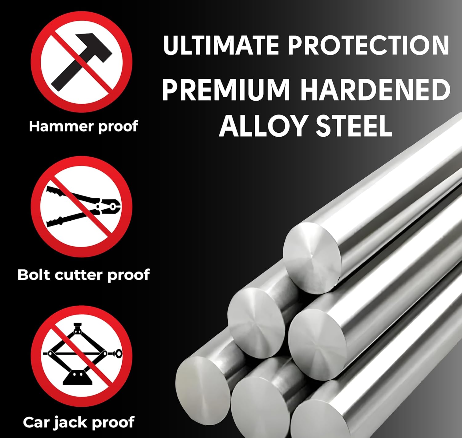 Compact Folding Lock – 4-Digit Keyless Security, 31" Hardened Steel Design