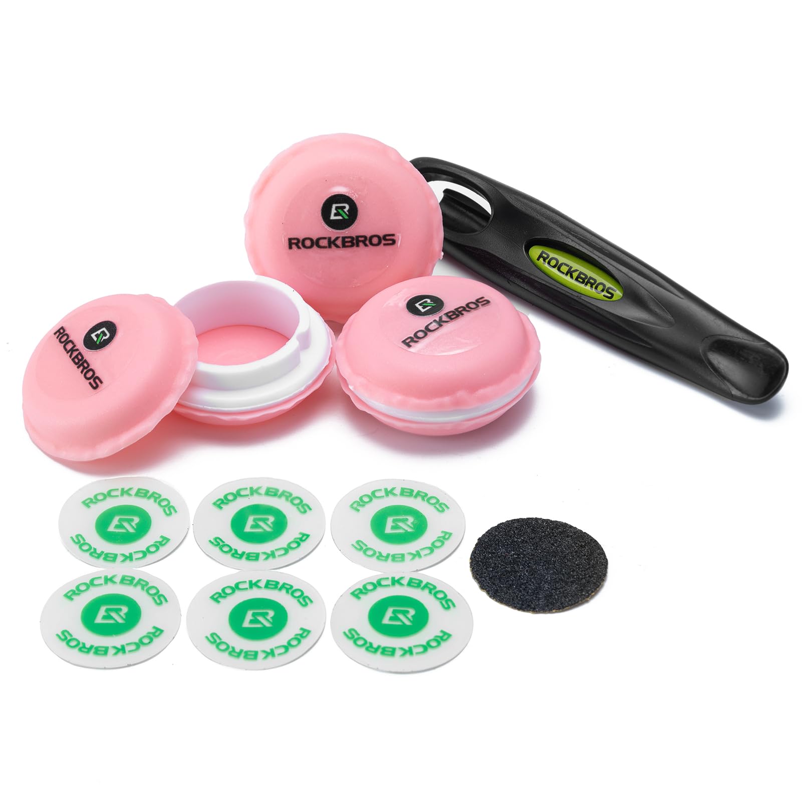 Emergency Tire Repair Kit – 18 Glueless Patches + 6 Tire Levers