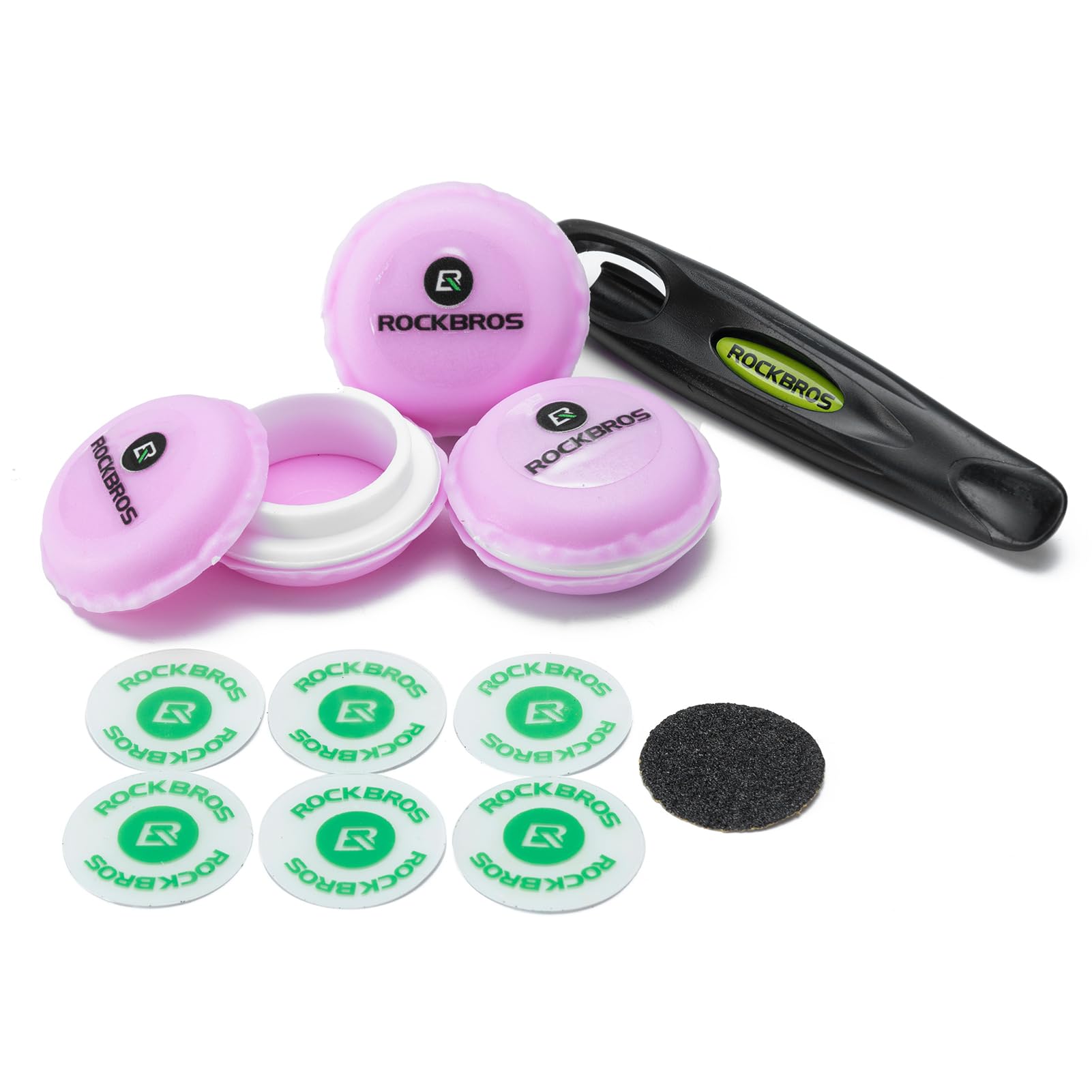 Emergency Tire Repair Kit – 18 Glueless Patches + 6 Tire Levers