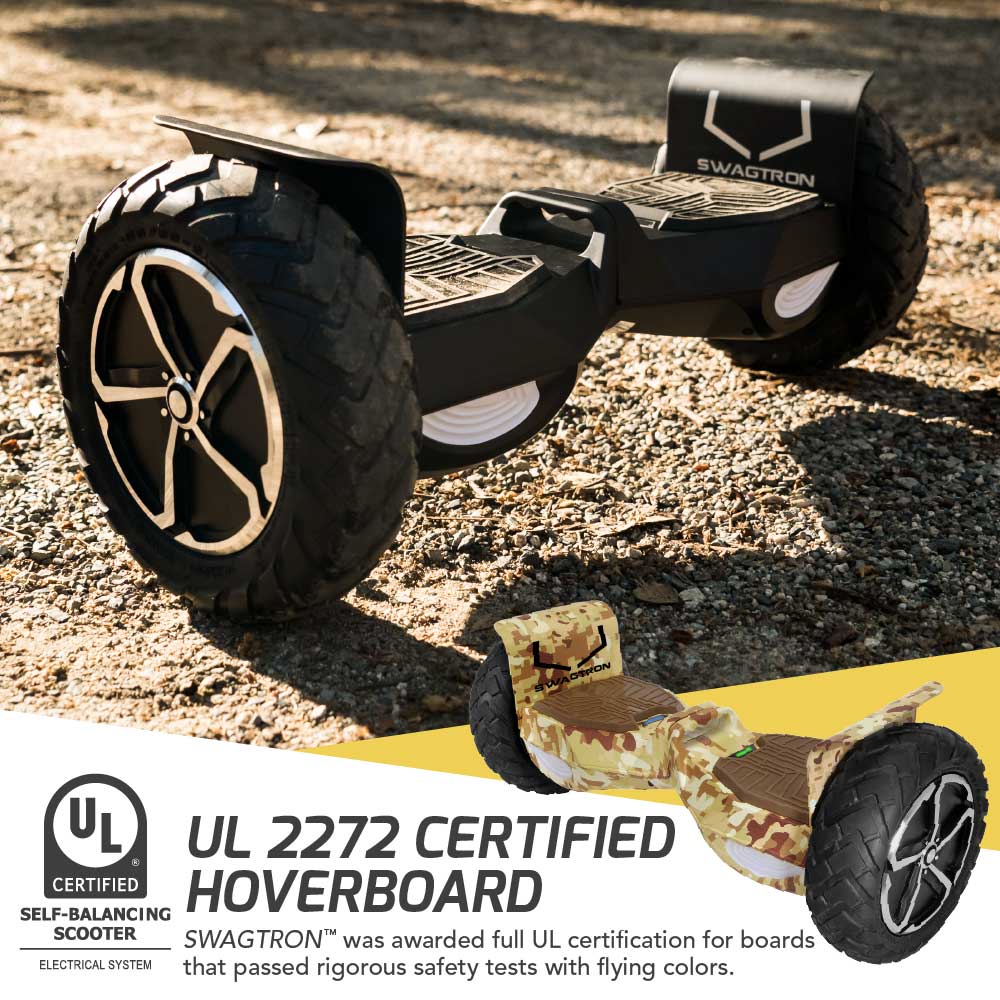 SWAGBOARD T6 Outlaw Off-Road Bluetooth Hoverboard, 10 inch Wheels