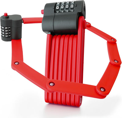 Compact Folding Lock – 4-Digit Keyless Security, 31" Hardened Steel Design