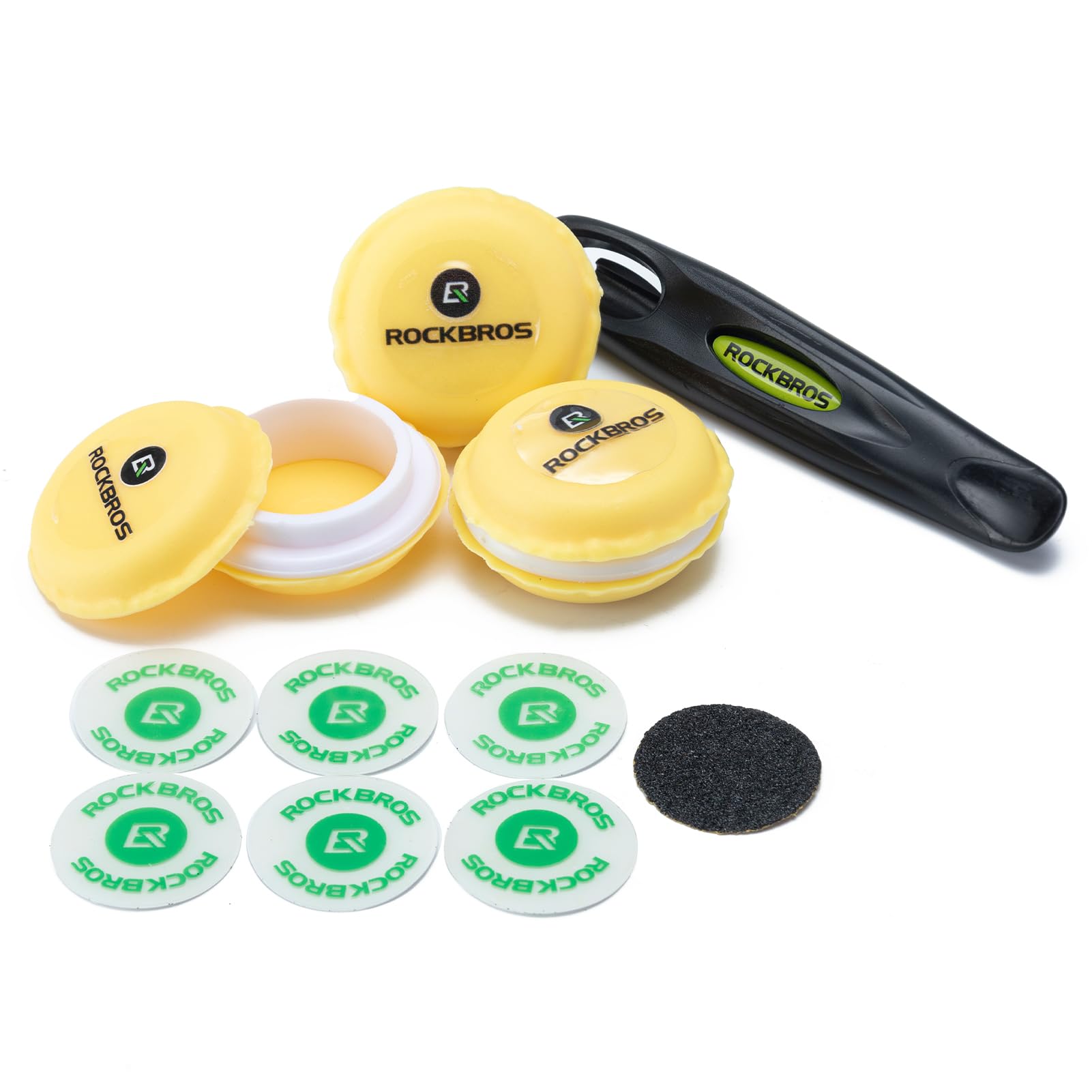 Emergency Tire Repair Kit – 18 Glueless Patches + 6 Tire Levers